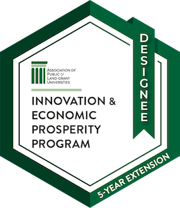 Innovation and Economic Prosperity Program badge